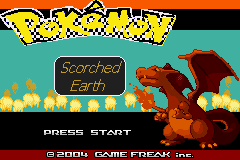 Pokemon Scorched Earth Title Screen